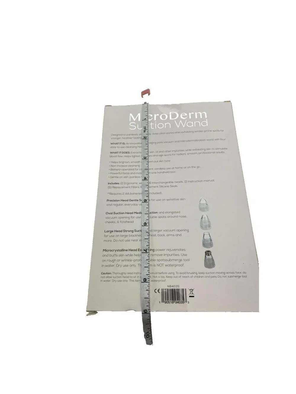 Microderm Nose Suction Wand New Pore Cleaning